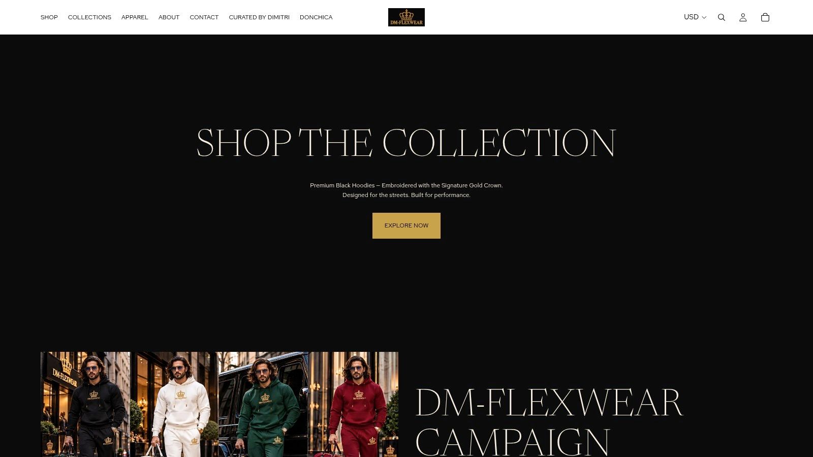 Screenshot from https://dm-flexwear.com