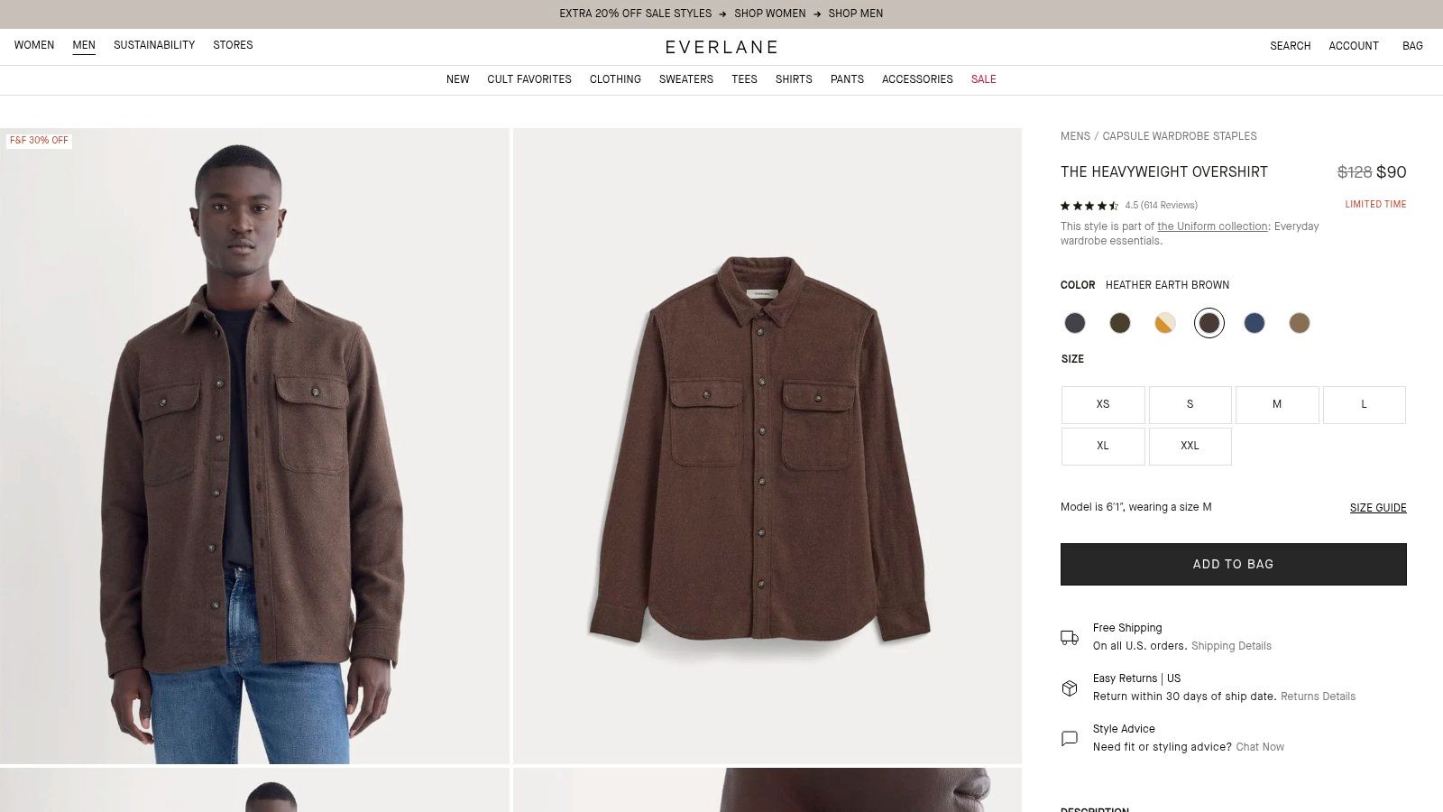 Everlane Heavyweight Overshirt
