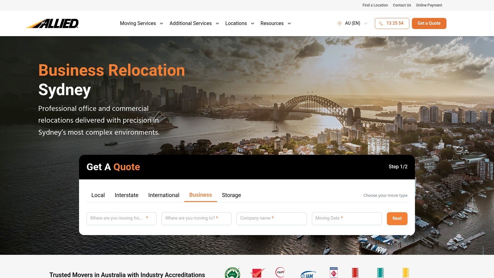 office relocation companies sydney