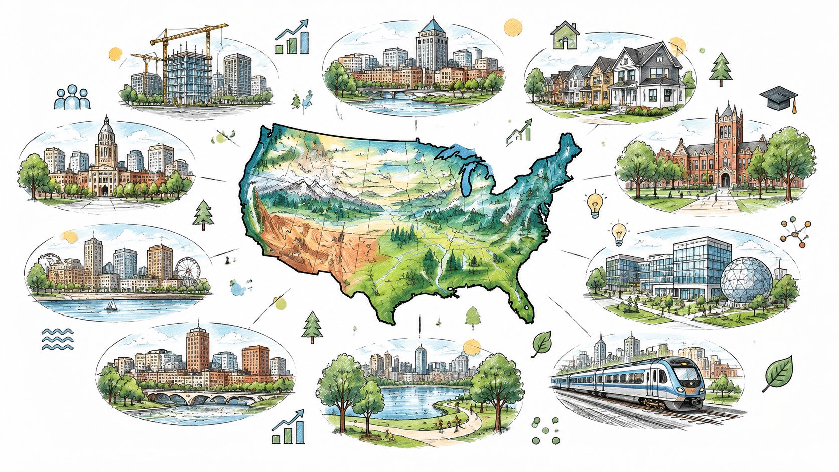 Up and Coming Cities in the US: 10 Places to Watch in 2026