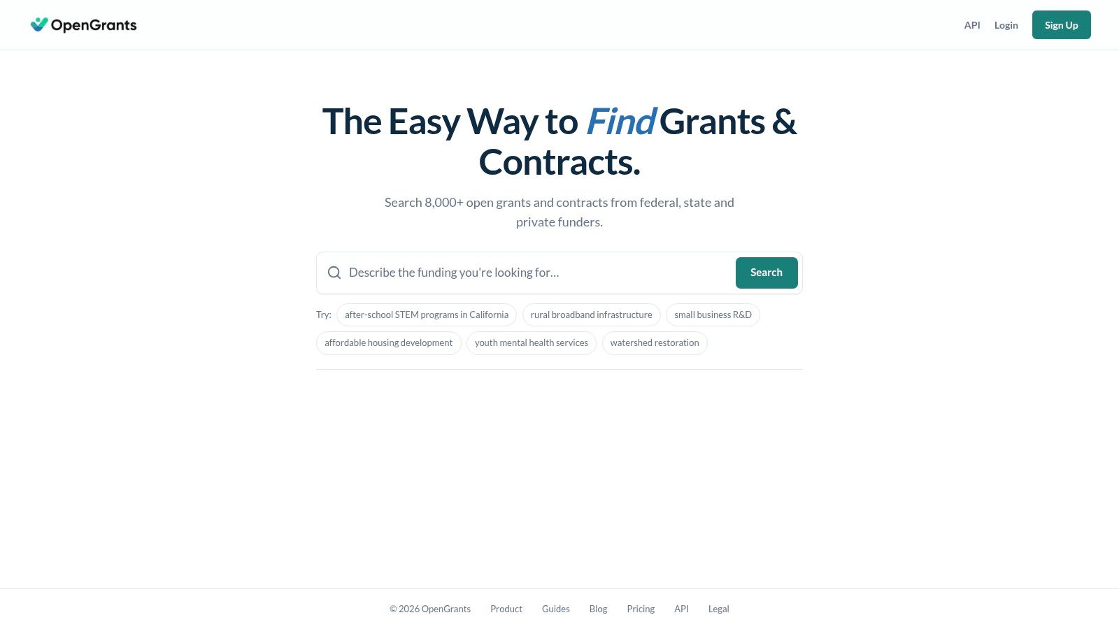 OpenGrants