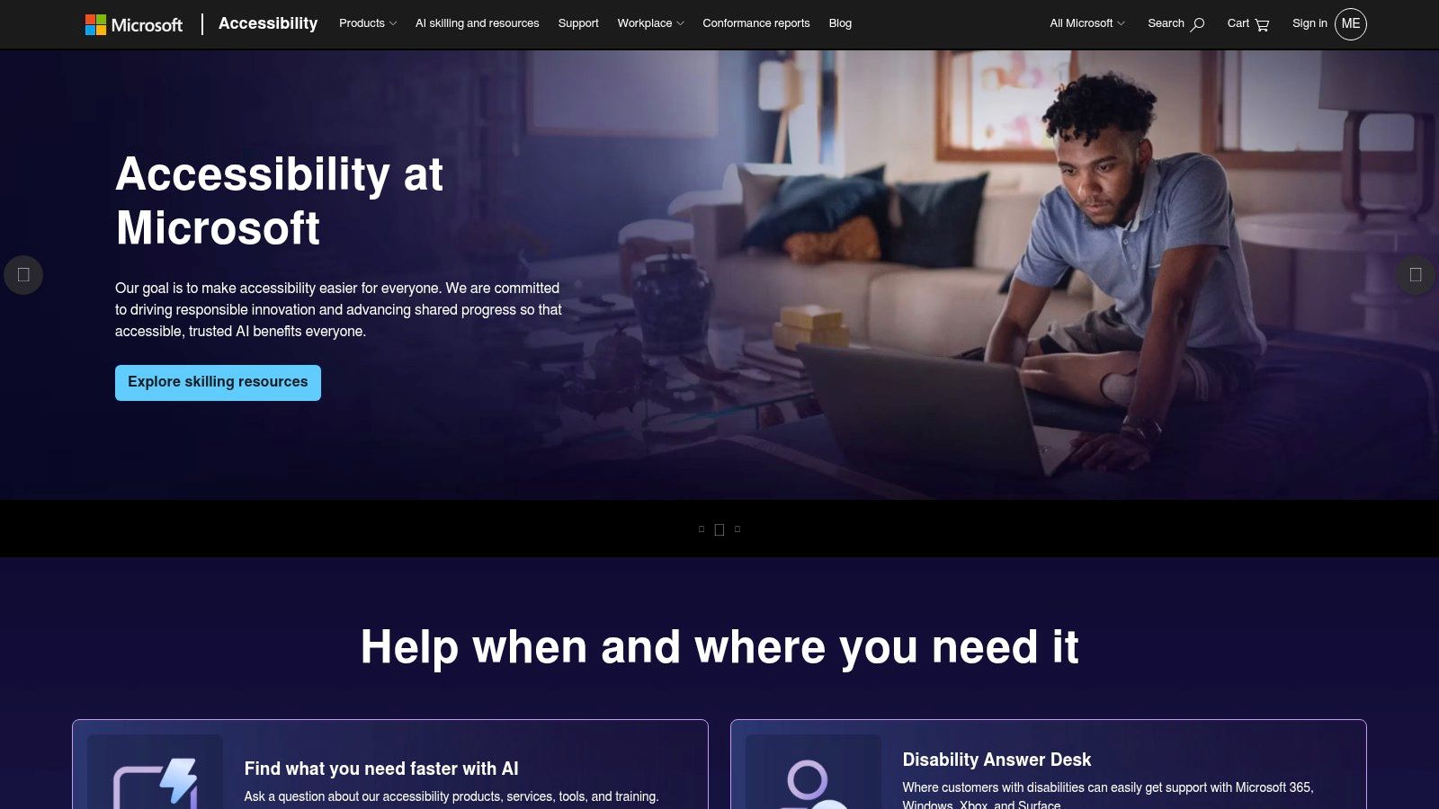 Microsoft AI for Accessibility