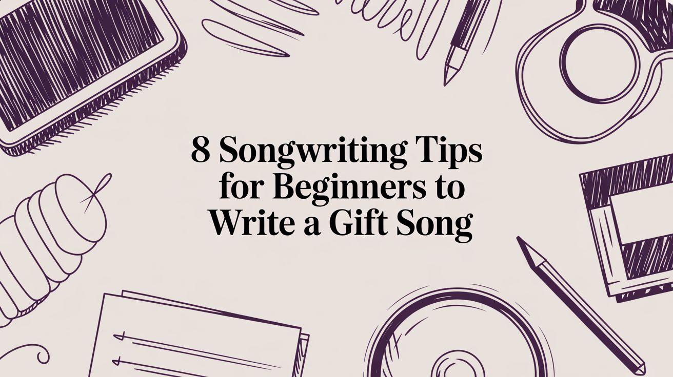 8 Songwriting Tips for Beginners to Write a Gift Song | GiftSong | GiftSong