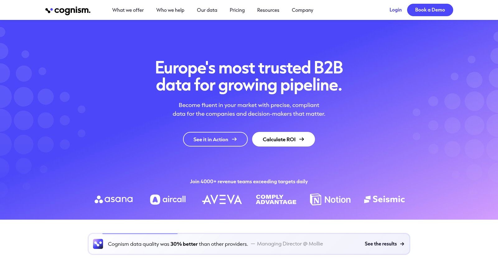 Cognism (API and DaaS)