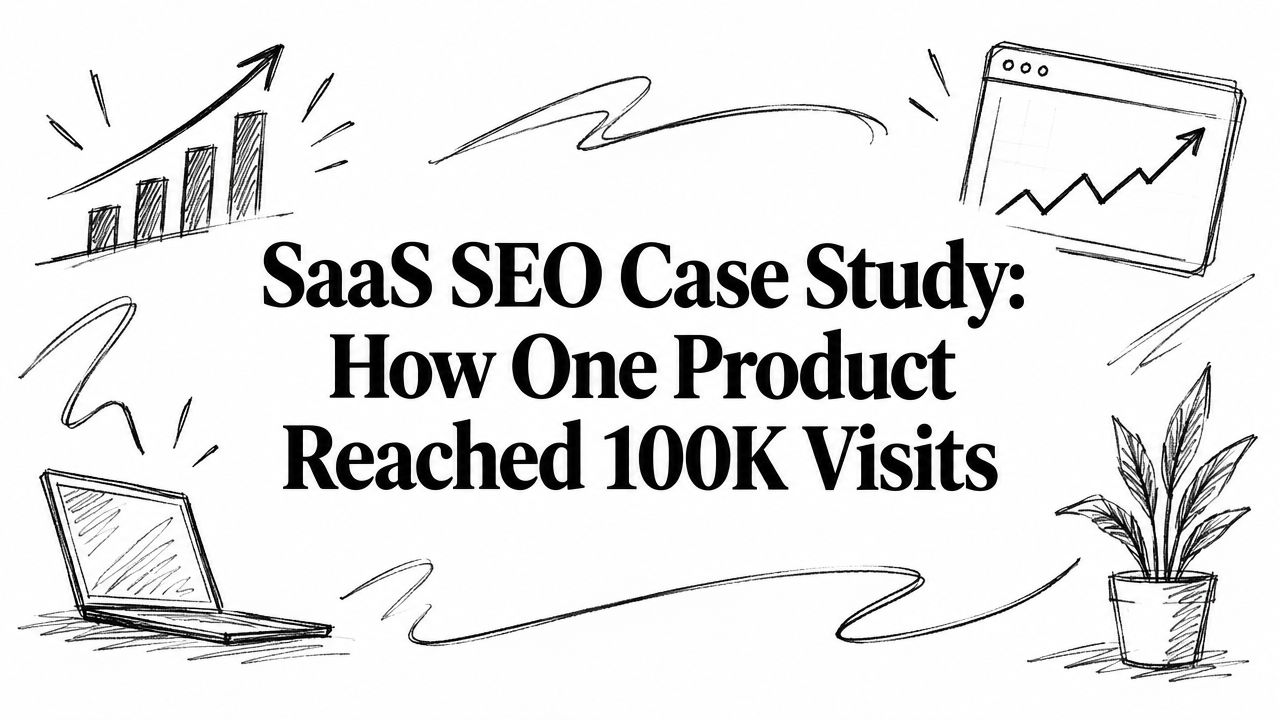 SaaS SEO Case Study: How One Product Reached 100K Visits