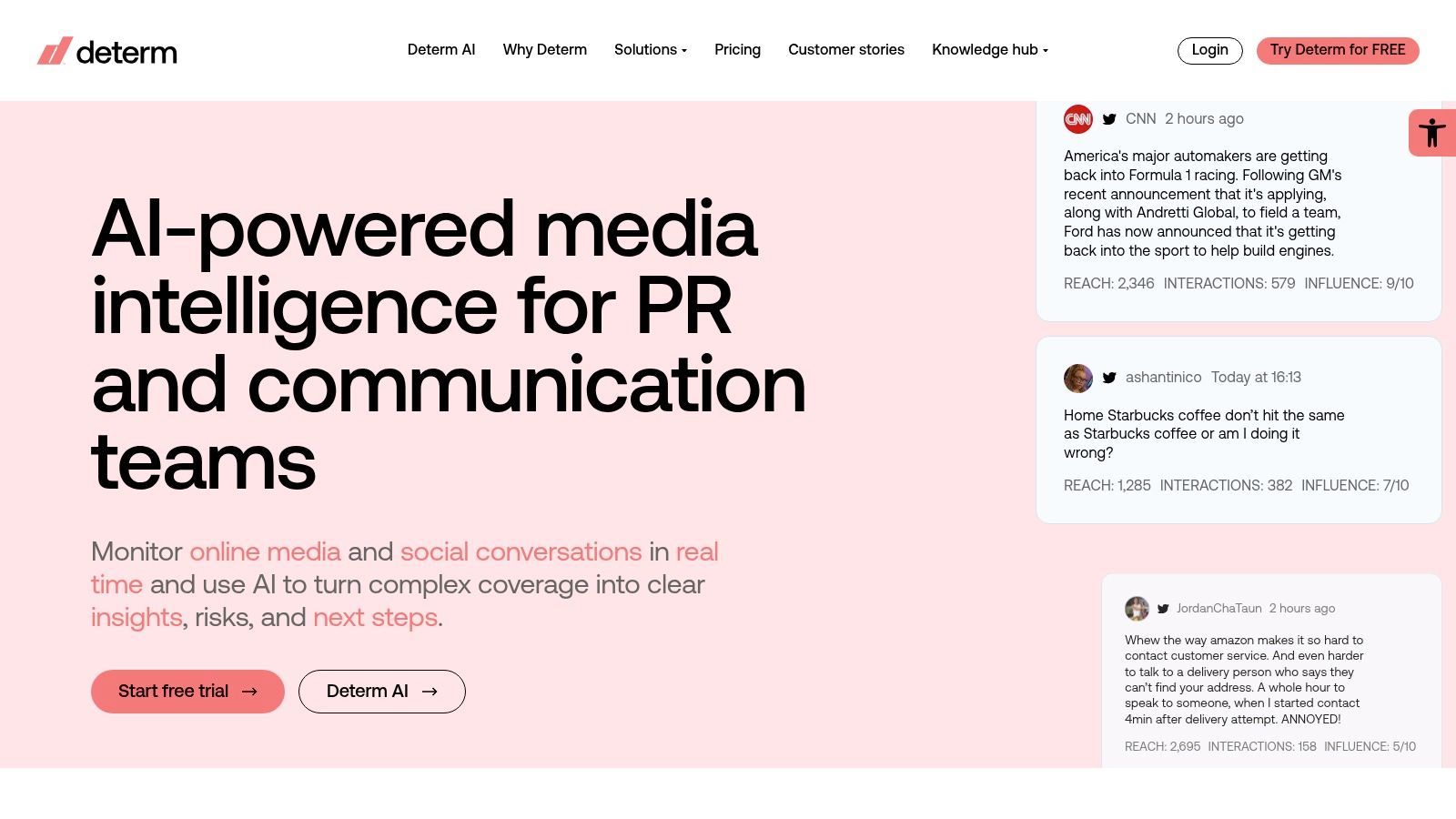 Determ (formerly Mediatoolkit)