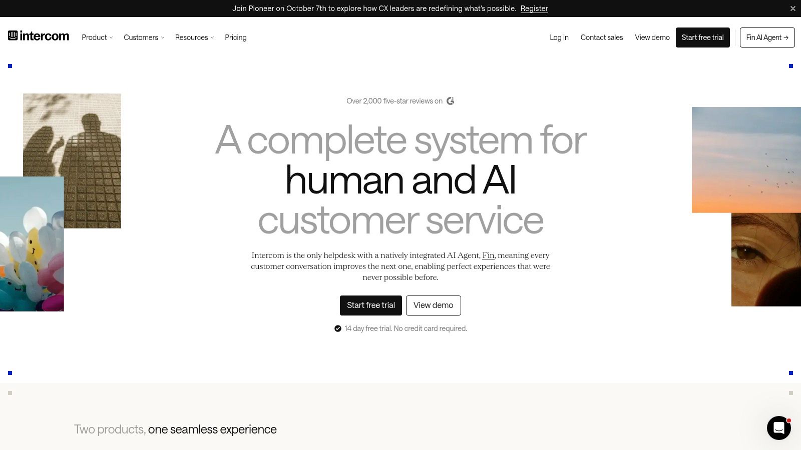 Intercom + Fin AI Agent