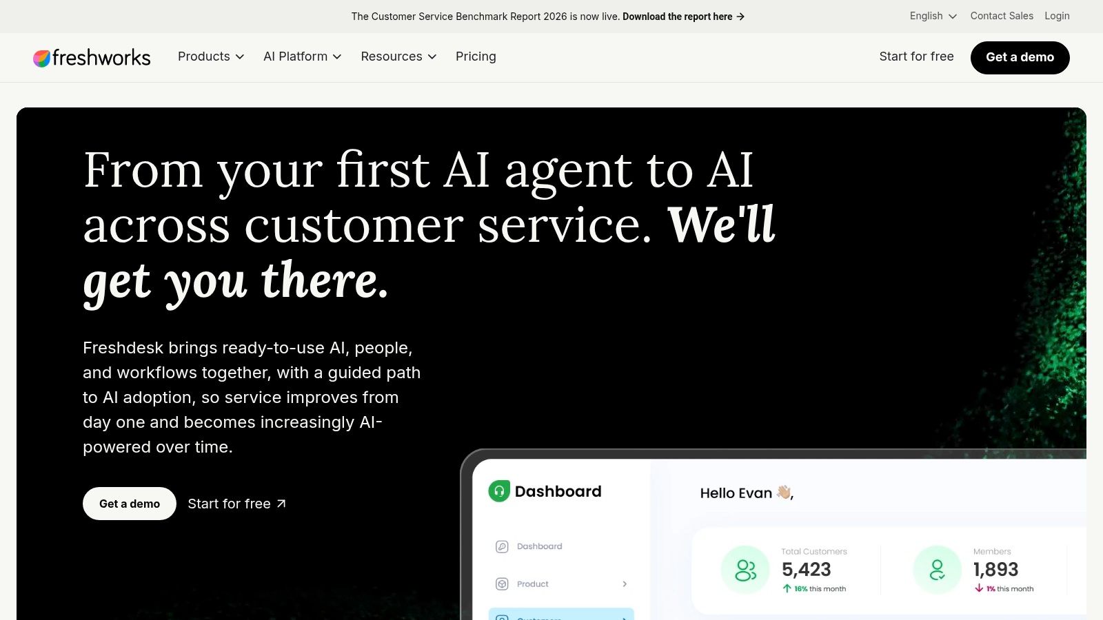 Freshdesk + Freddy AI