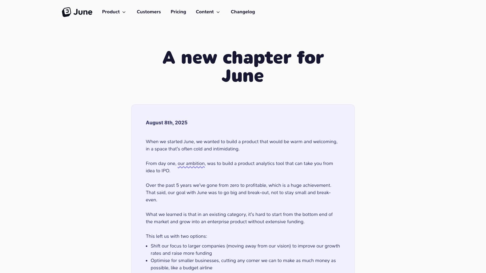 June