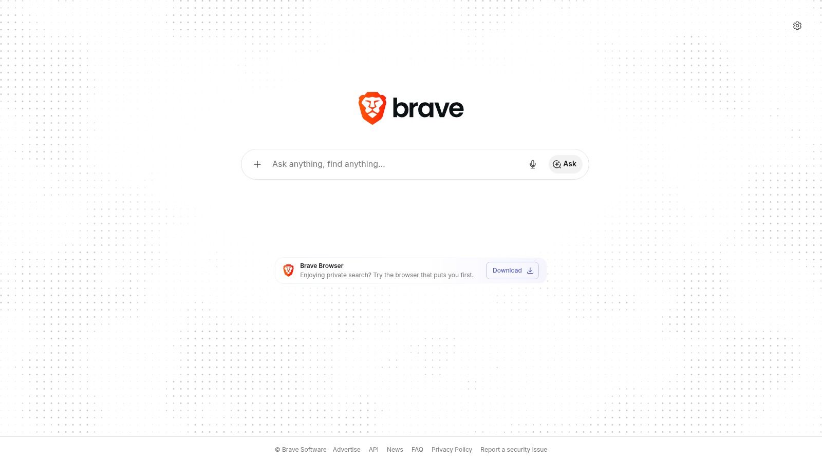 Brave Search (Answer with AI and Search Premium)