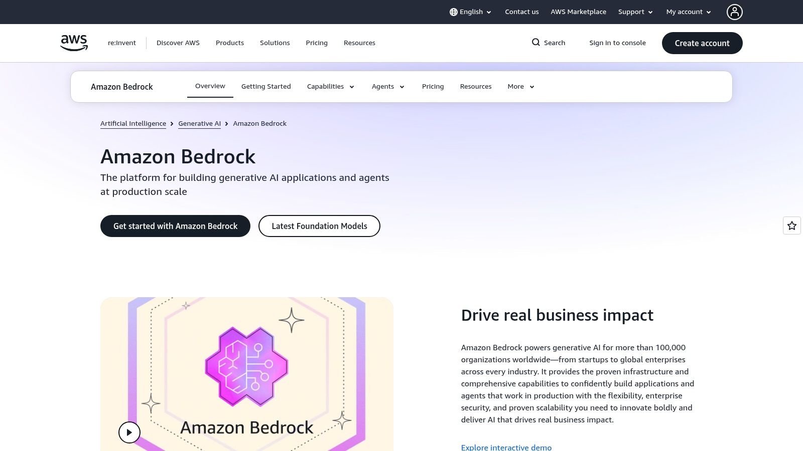 Amazon Bedrock AgentCore (Agents for Bedrock)