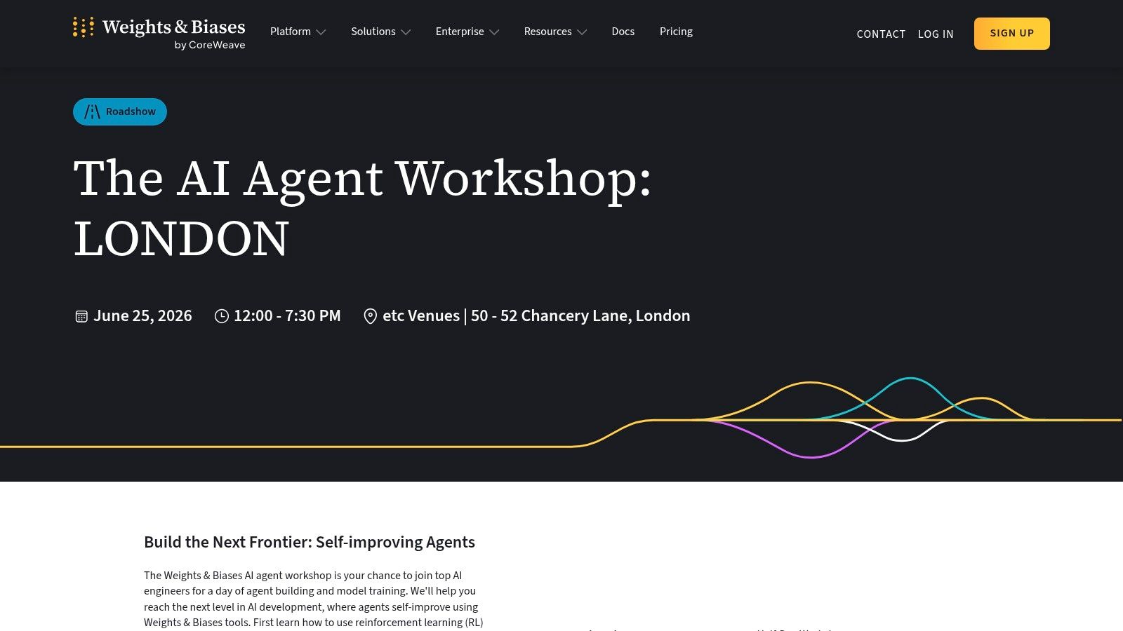 Weights & Biases, The AI Agent Workshop: London