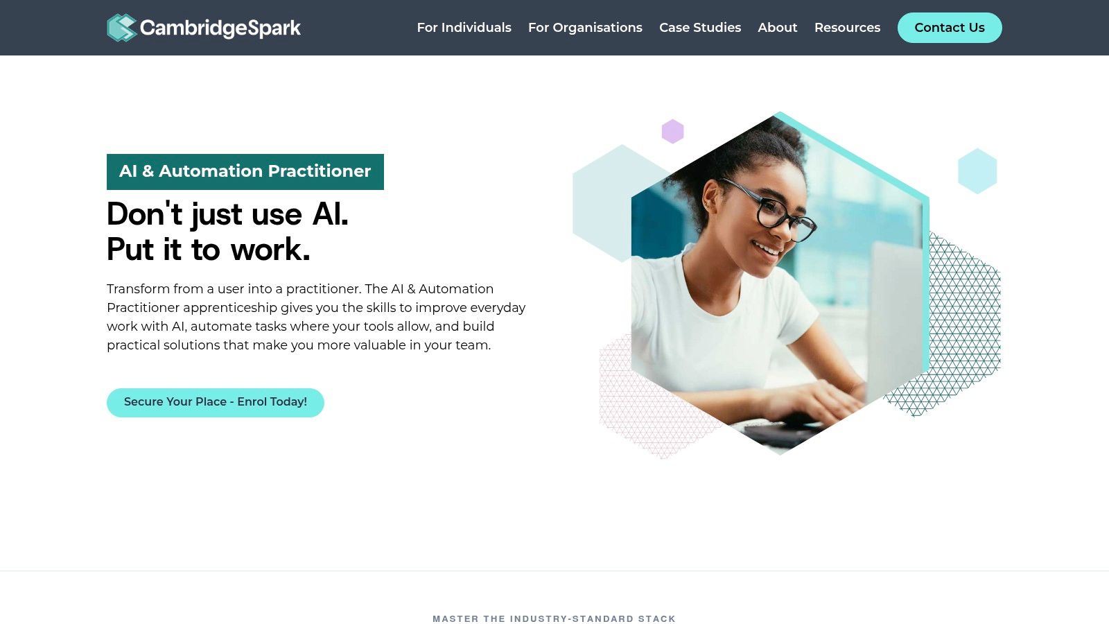 Cambridge Spark, Level 4 AI & Automation Practitioner (AI Workflow Specialist) Apprenticeship