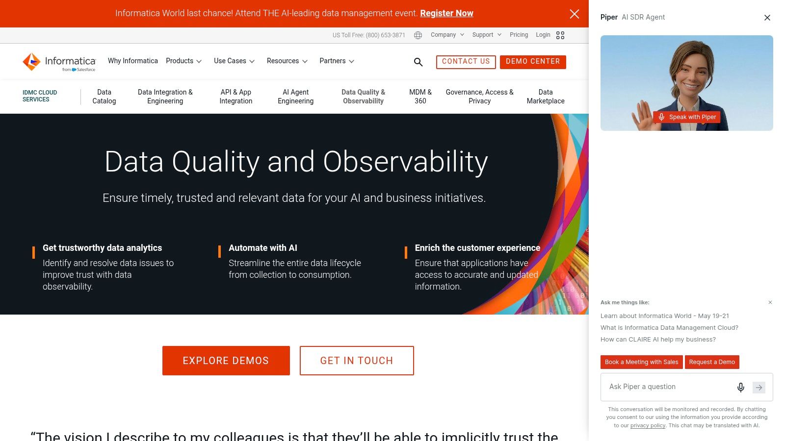 Informatica Data Quality (IDMC)