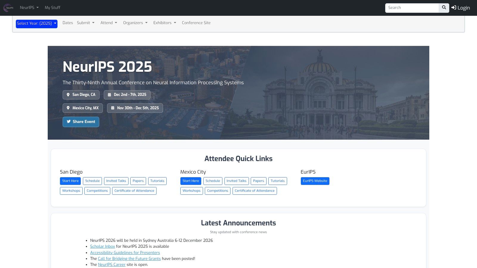 NeurIPS (Conference on Neural Information Processing Systems)