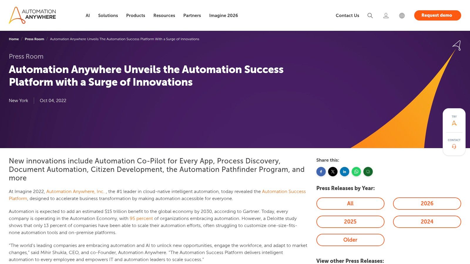 Automation Anywhere (Automation Success Platform)