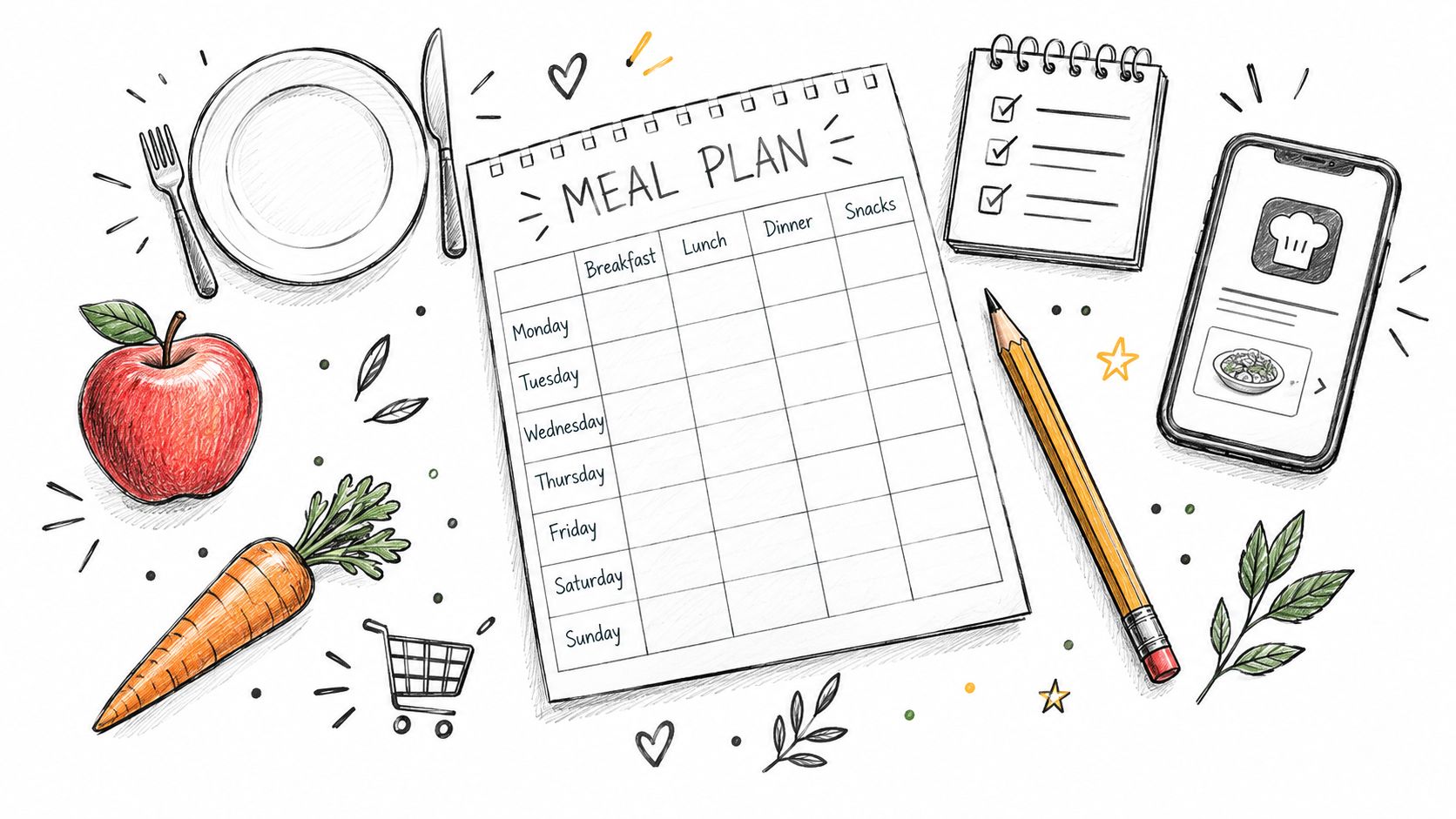 Weekly Meal Planning Template That Actually Works