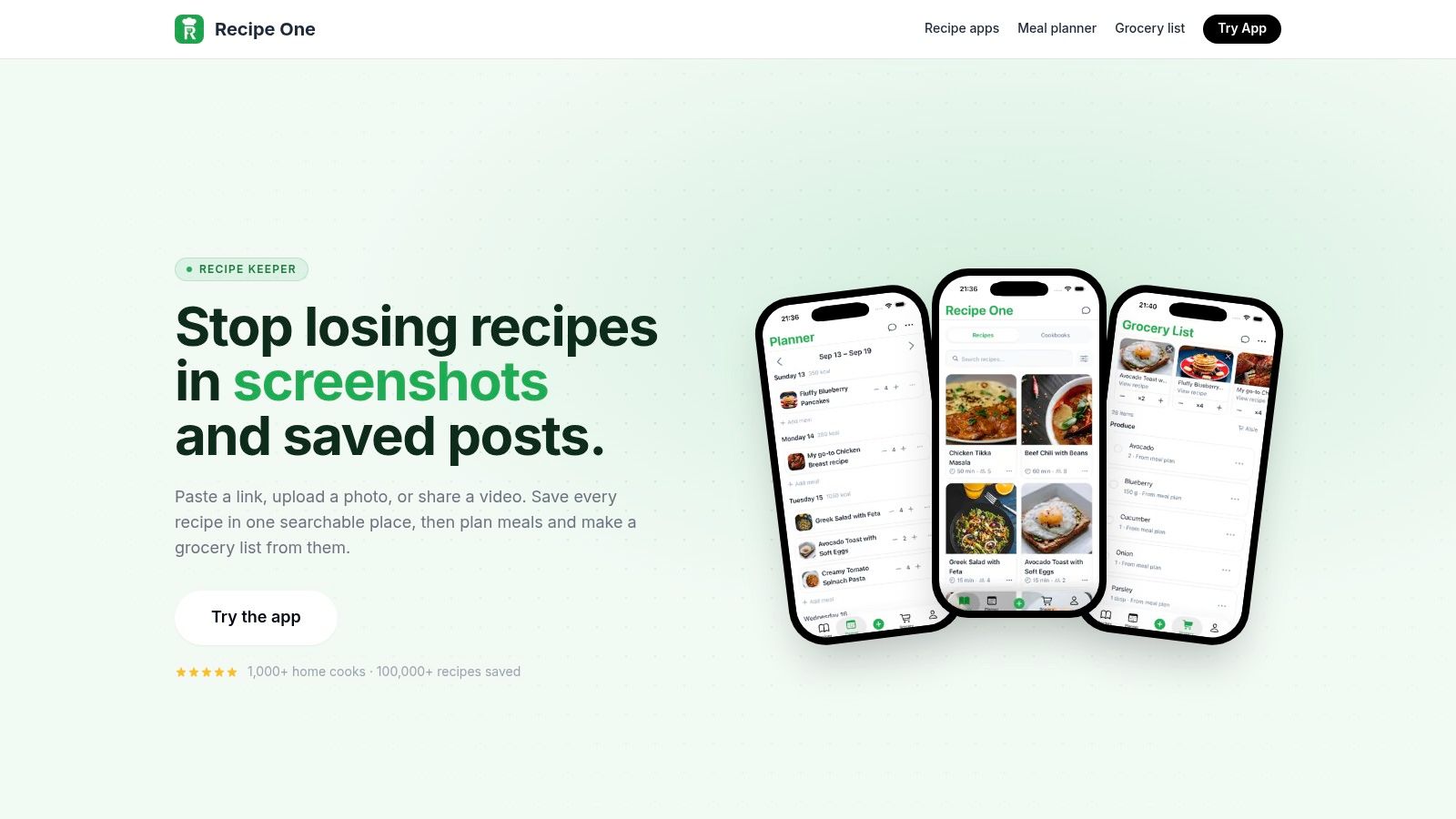 Recipe One