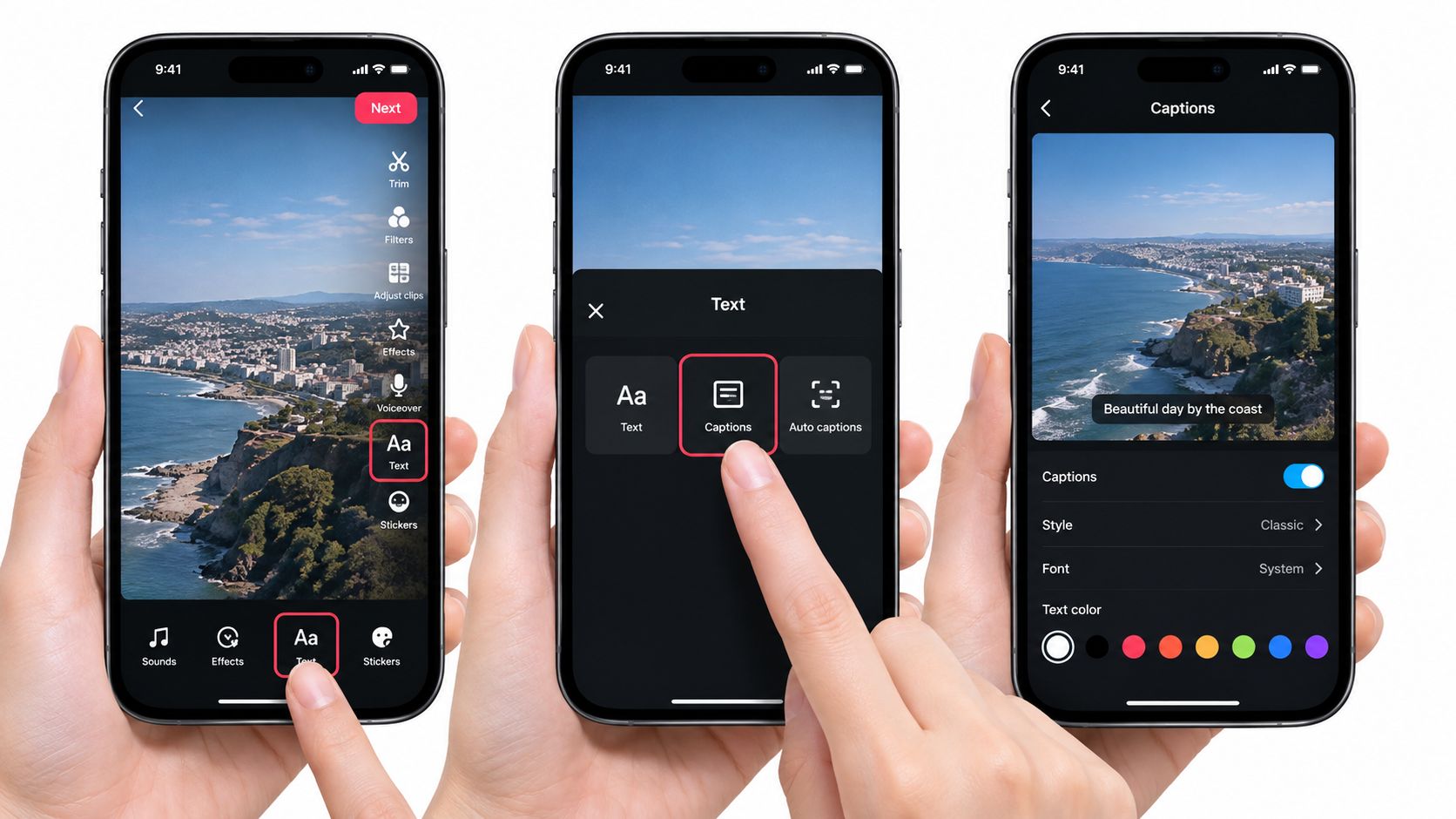 how to add subtitles on tiktok video editing