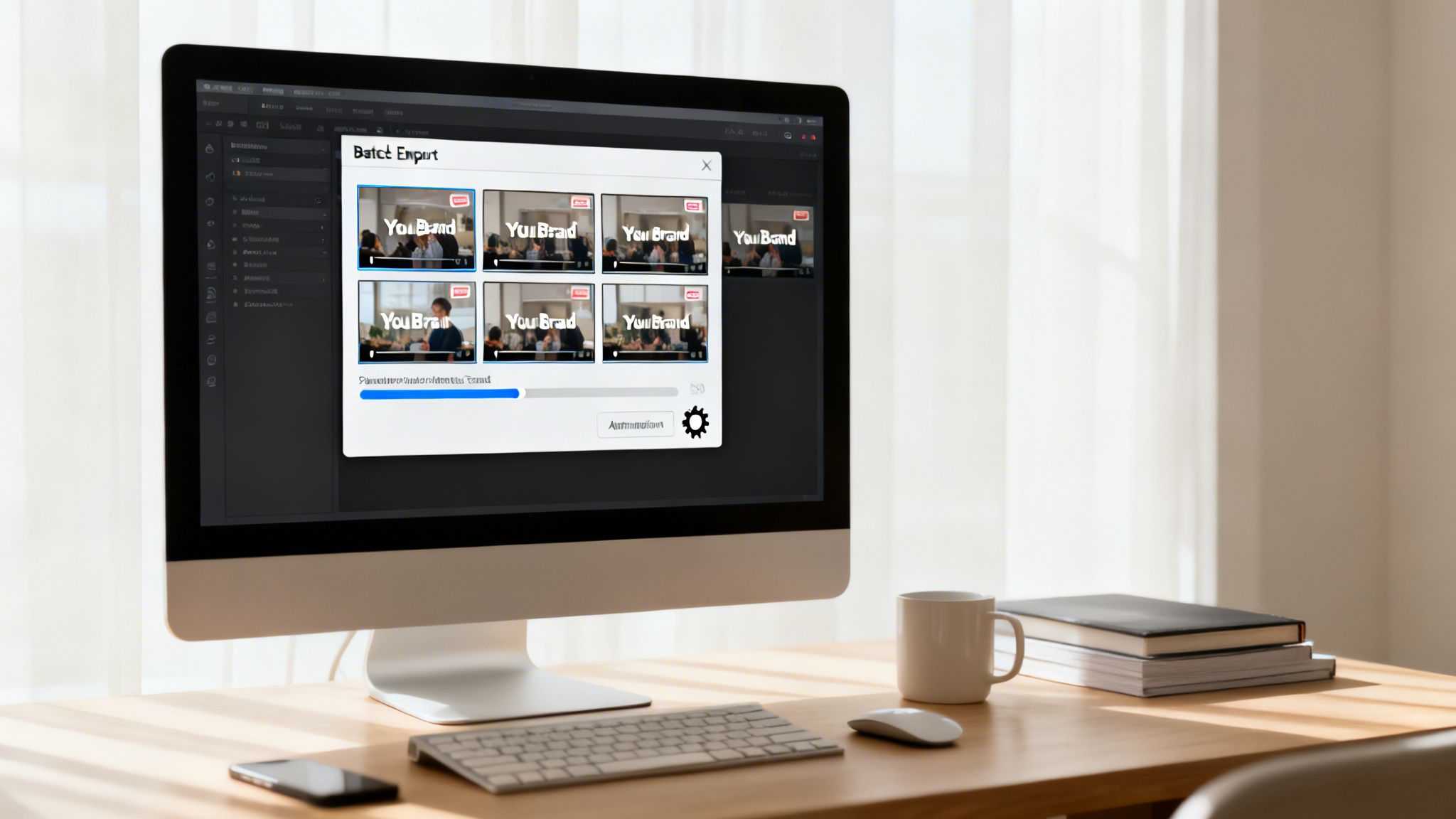 add a watermark to a video video export