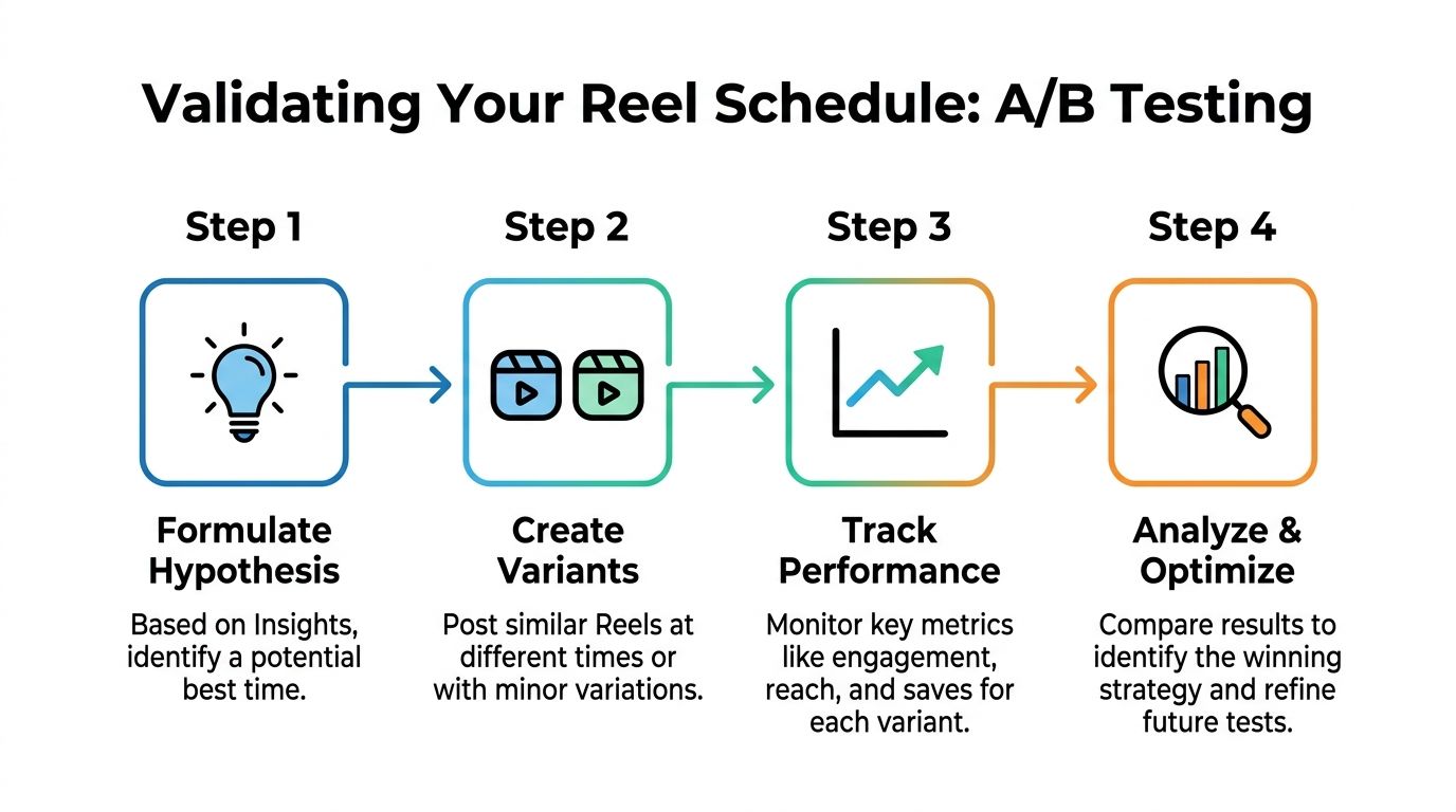 best time to post instagram reels ab testing