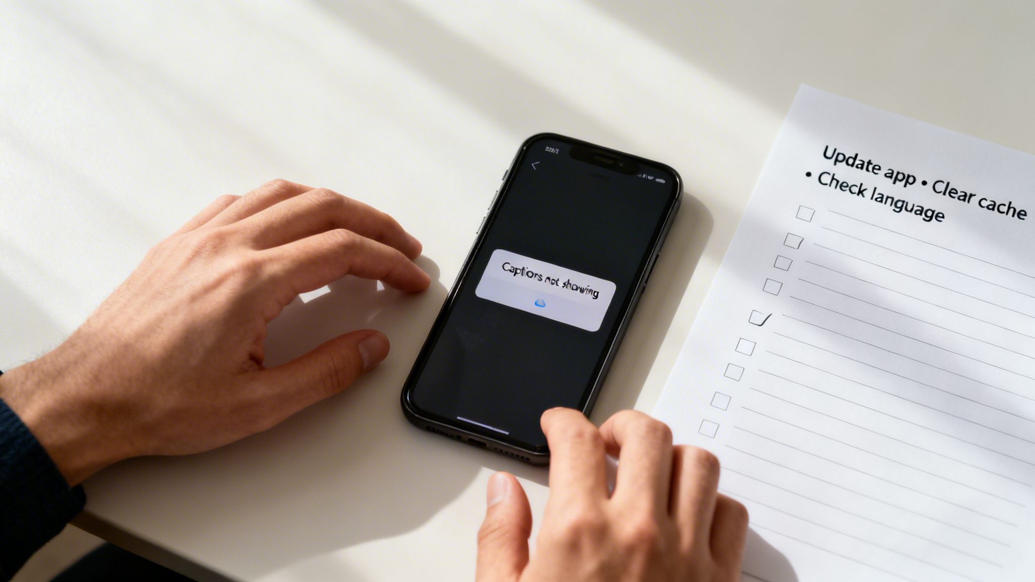 how to turn on captions on tiktok caption error