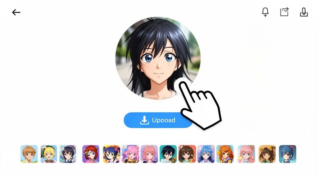 changing a photo into a cartoon cartoon avatar