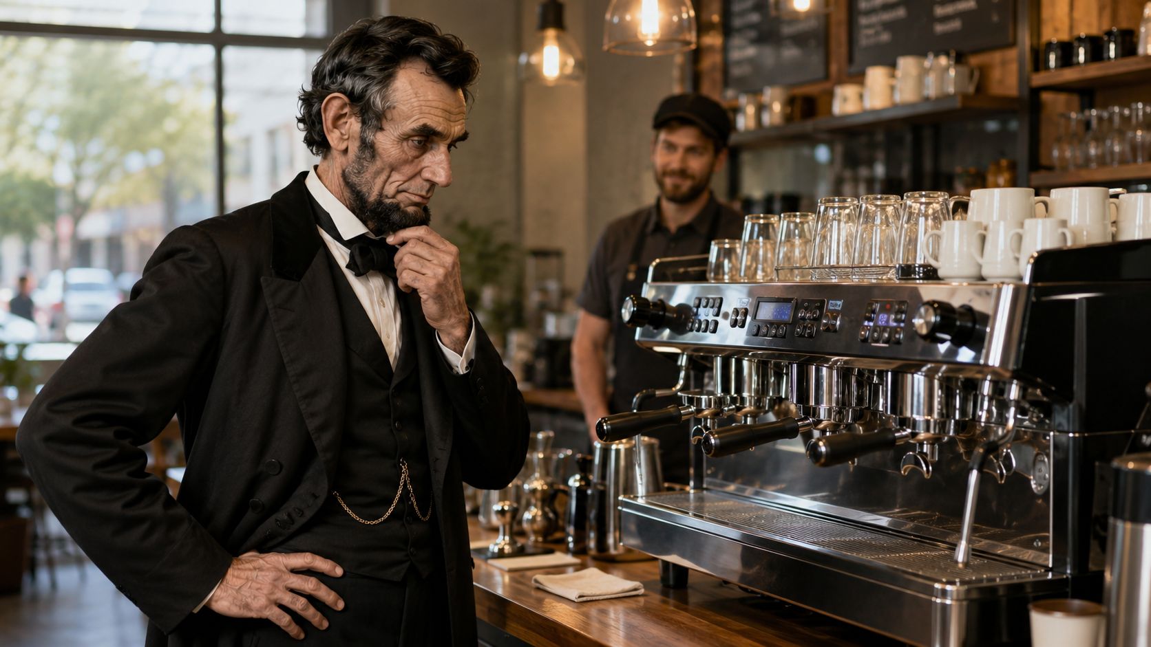 ai funny video abraham lincoln