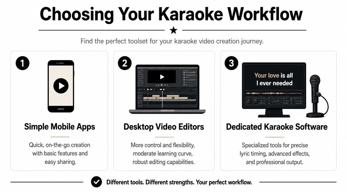 how do you make a karaoke video karaoke workflow