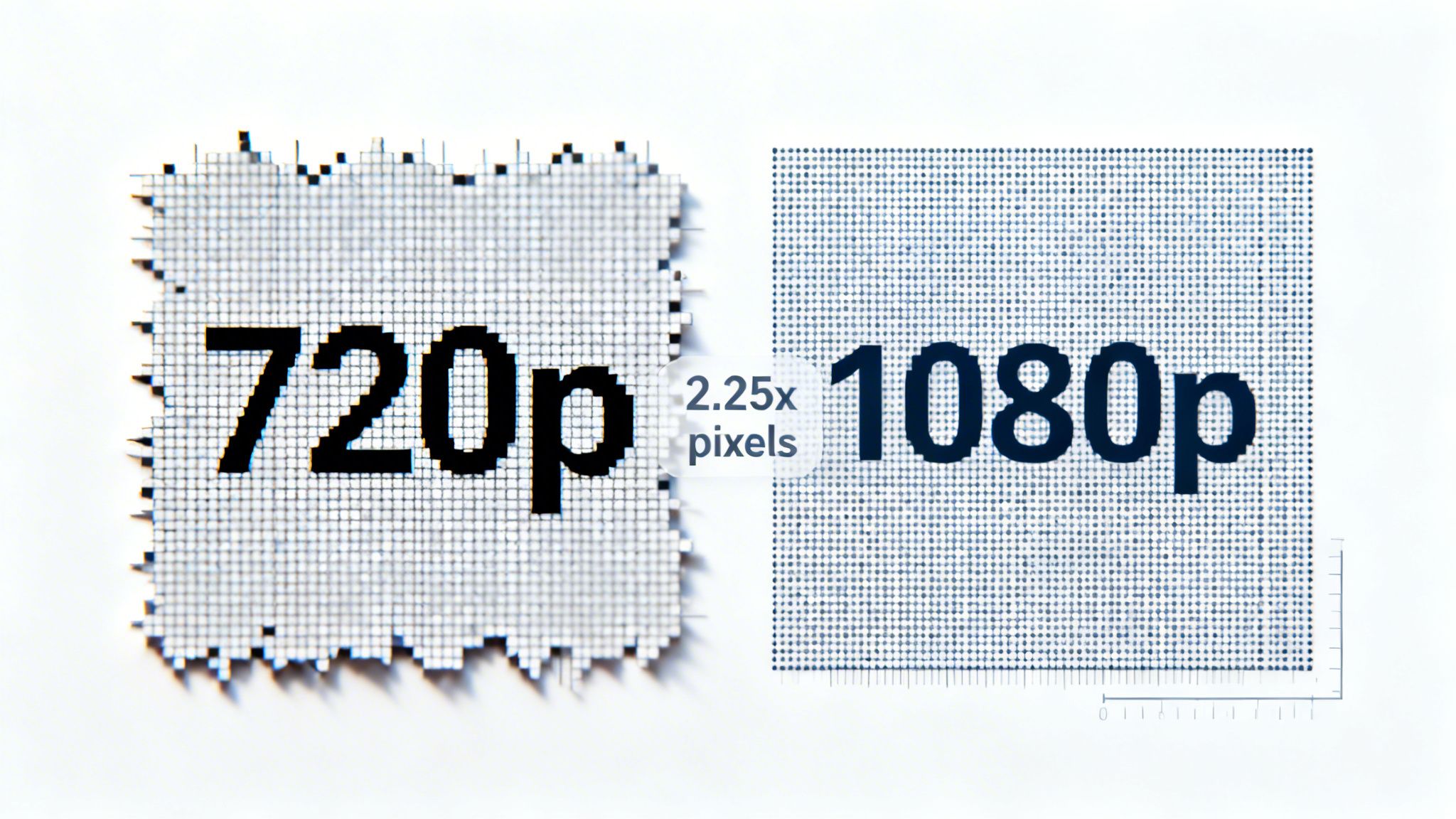 1080 p vs 720p resolution pixels