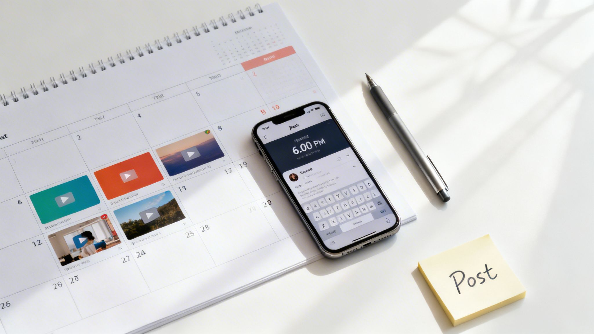 social media manager tips content planning