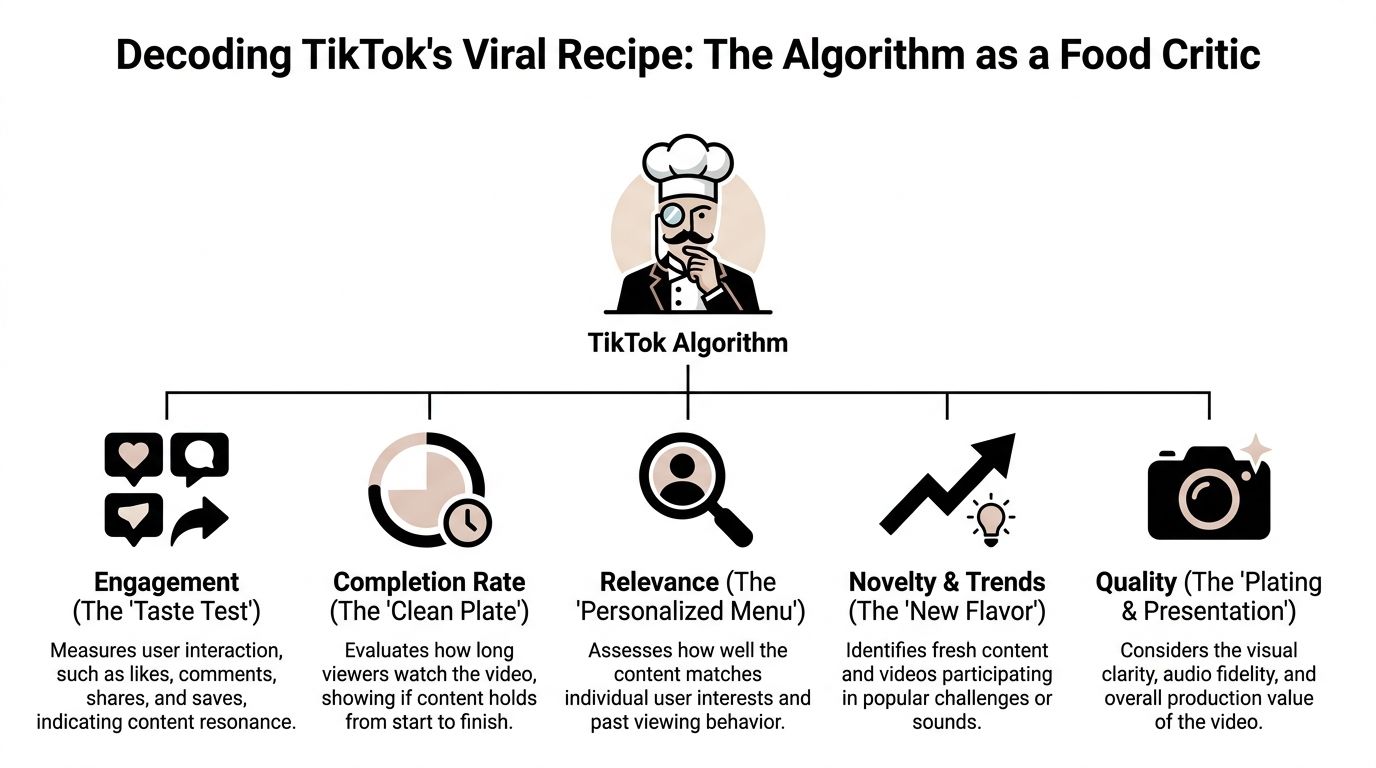 what is considered a viral video on tiktok algorithm factors