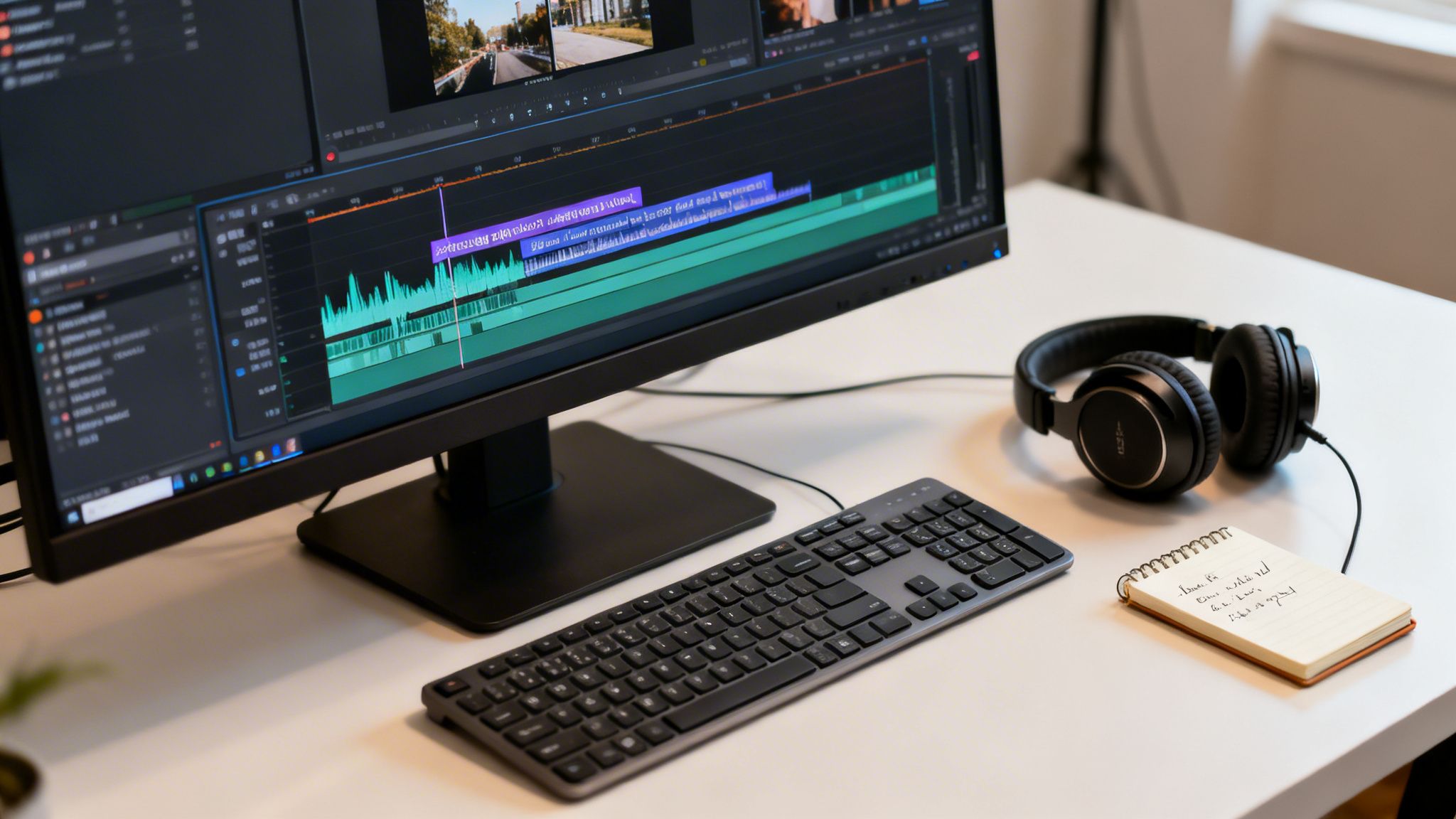create training video video editing