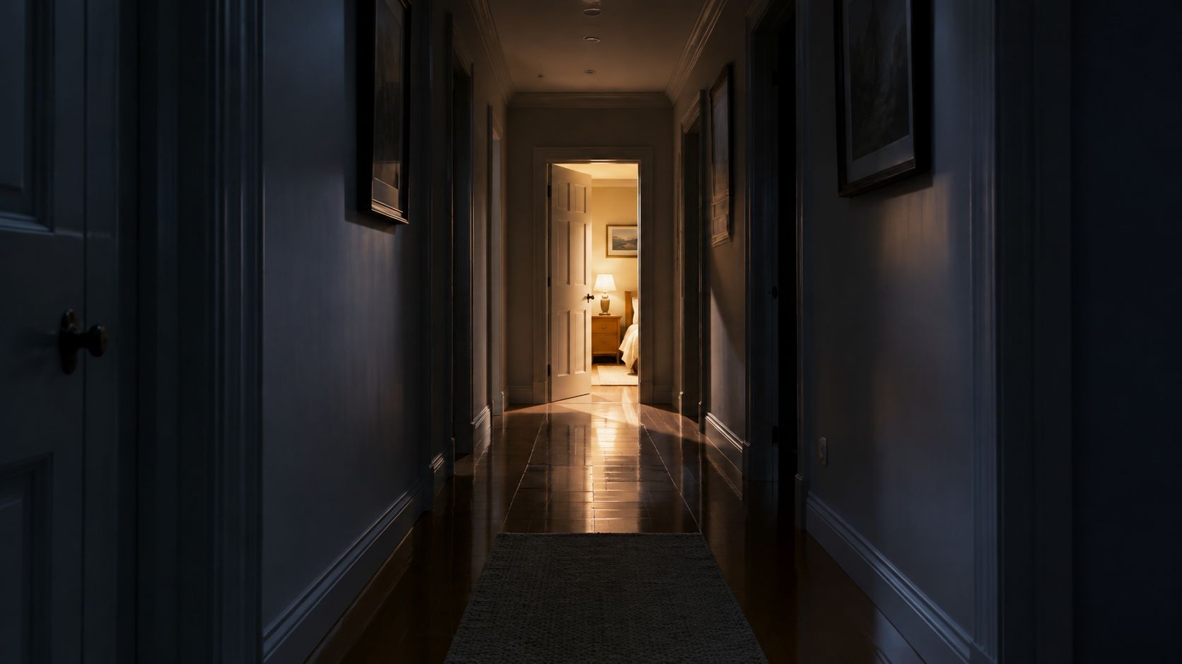 story ideas prompts dark hallway