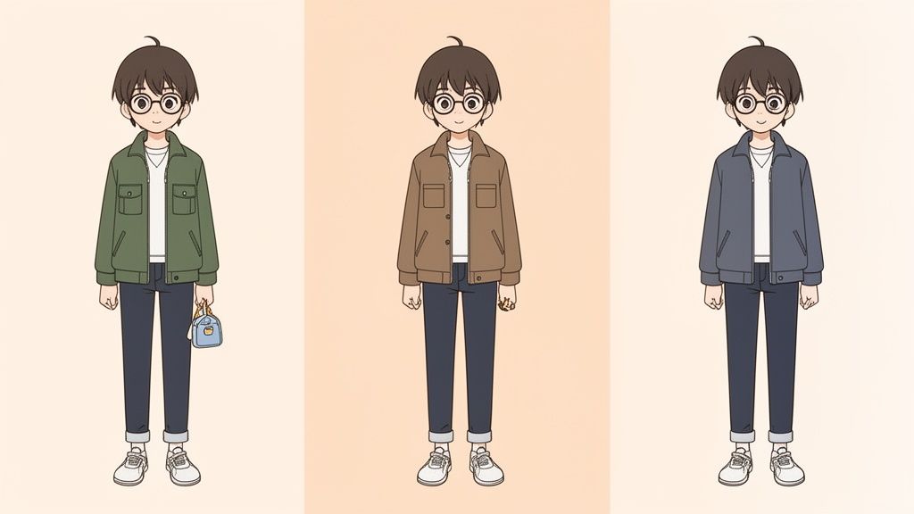 anime character maker full body character outfits