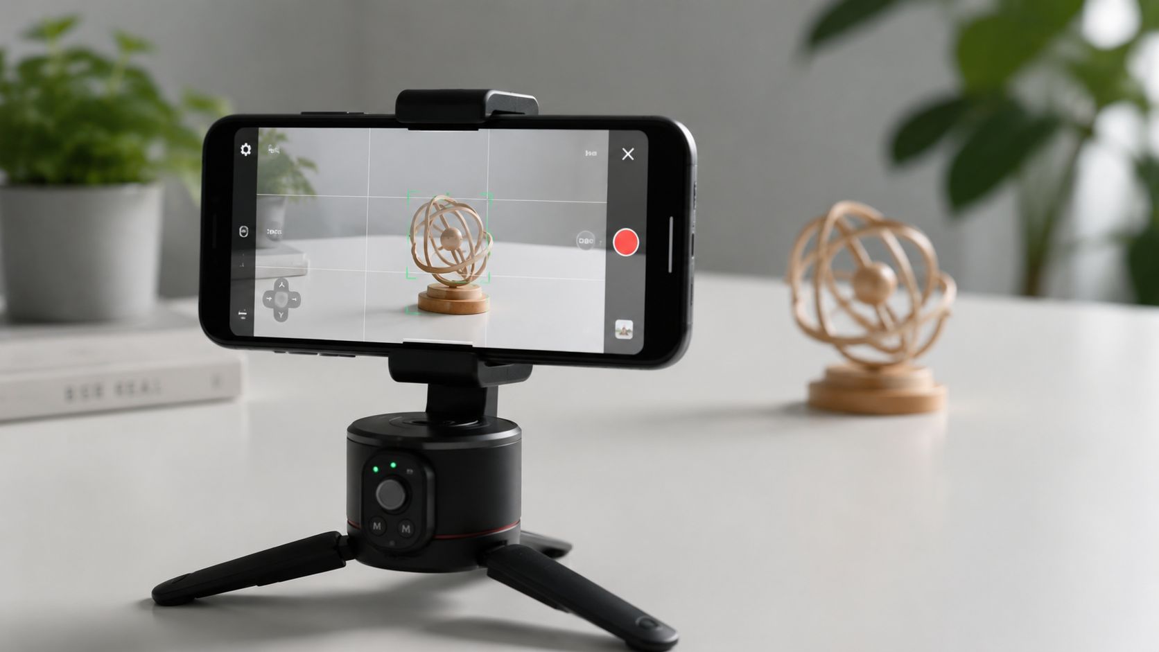 camera motion tracking phone tripod