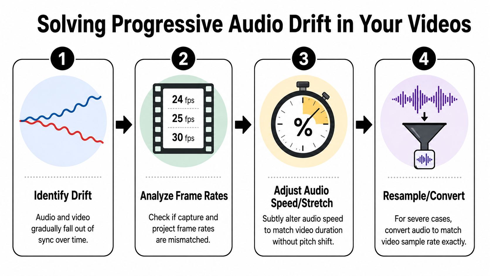 syncing audio with video audio drift