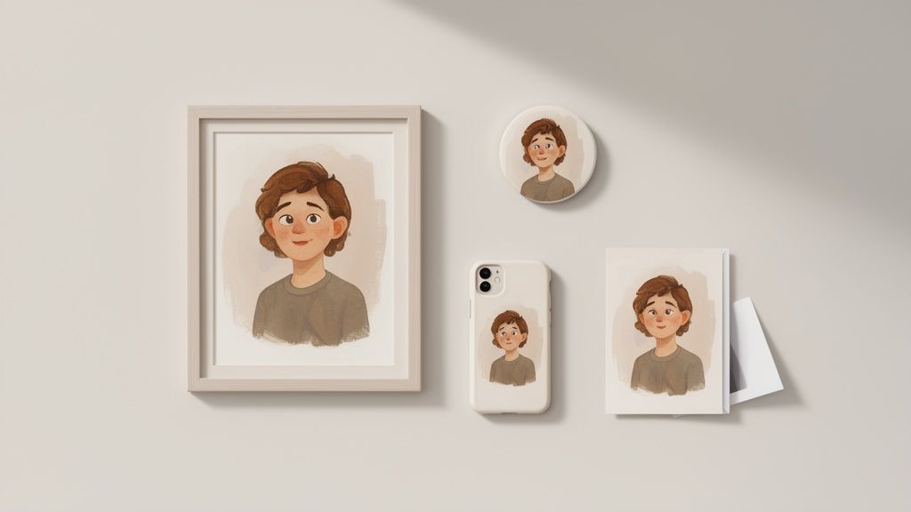 app that turns pictures into paintings merchandise