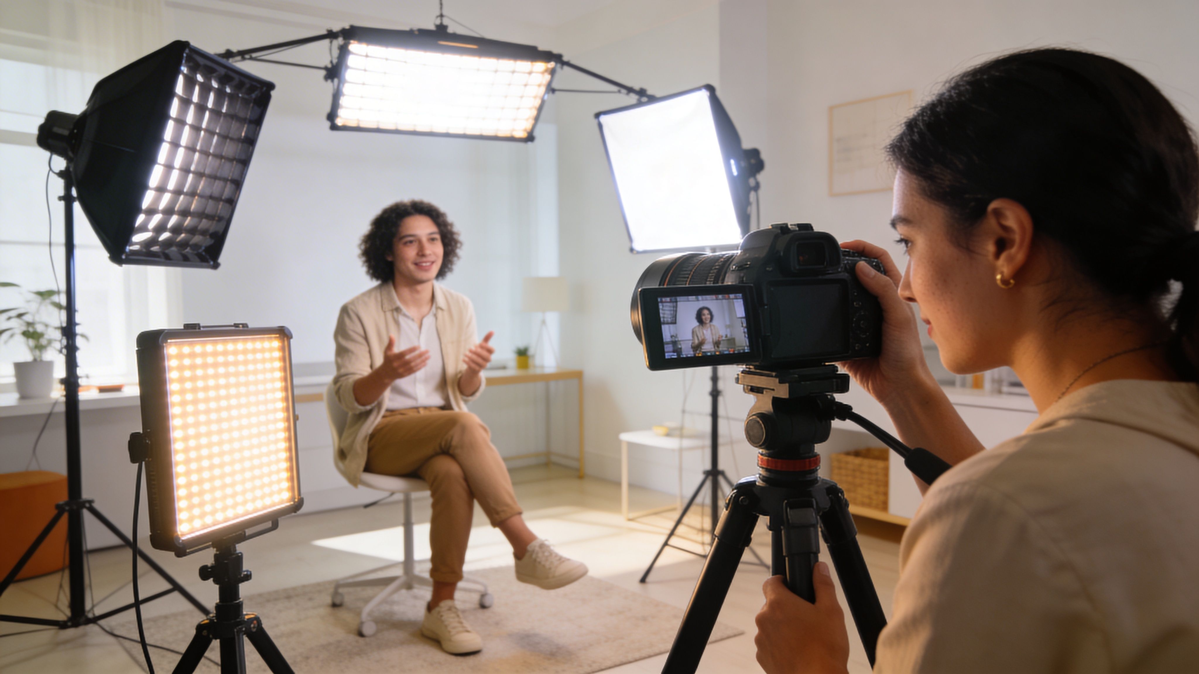 lighting for video recording videography setup