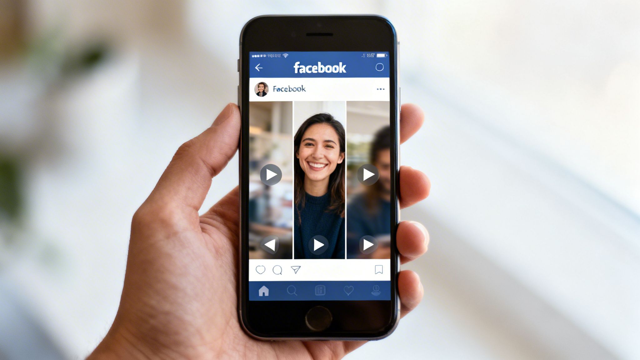 short video for facebook video feed