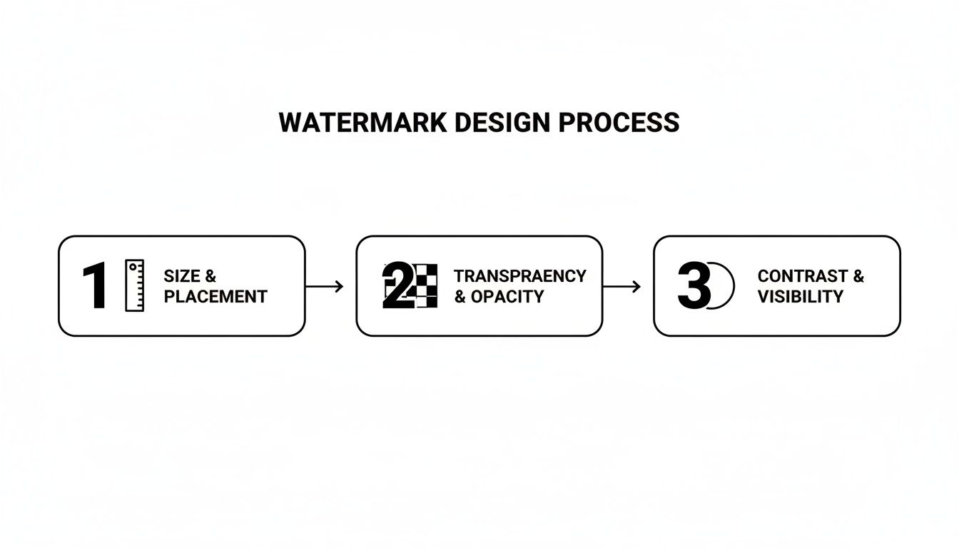 video watermark youtube watermark process