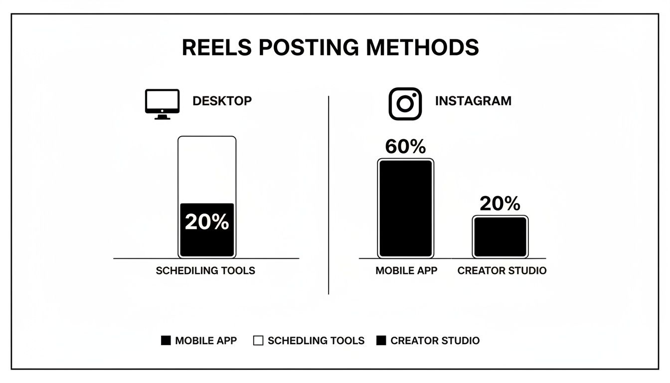 how to post reels on facebook reels methods
