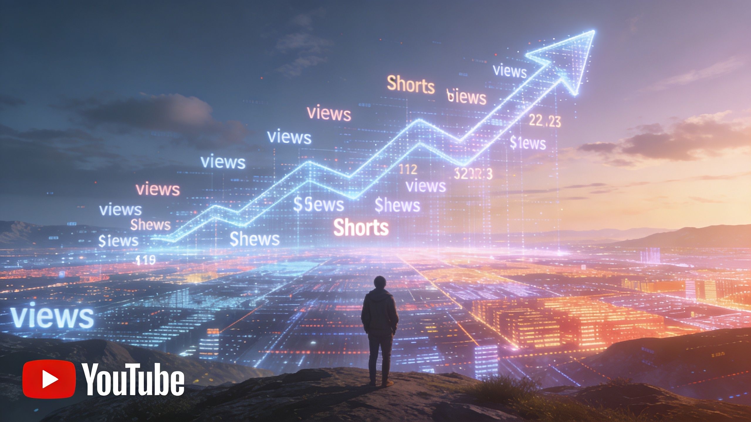 how to create a youtube short growth chart