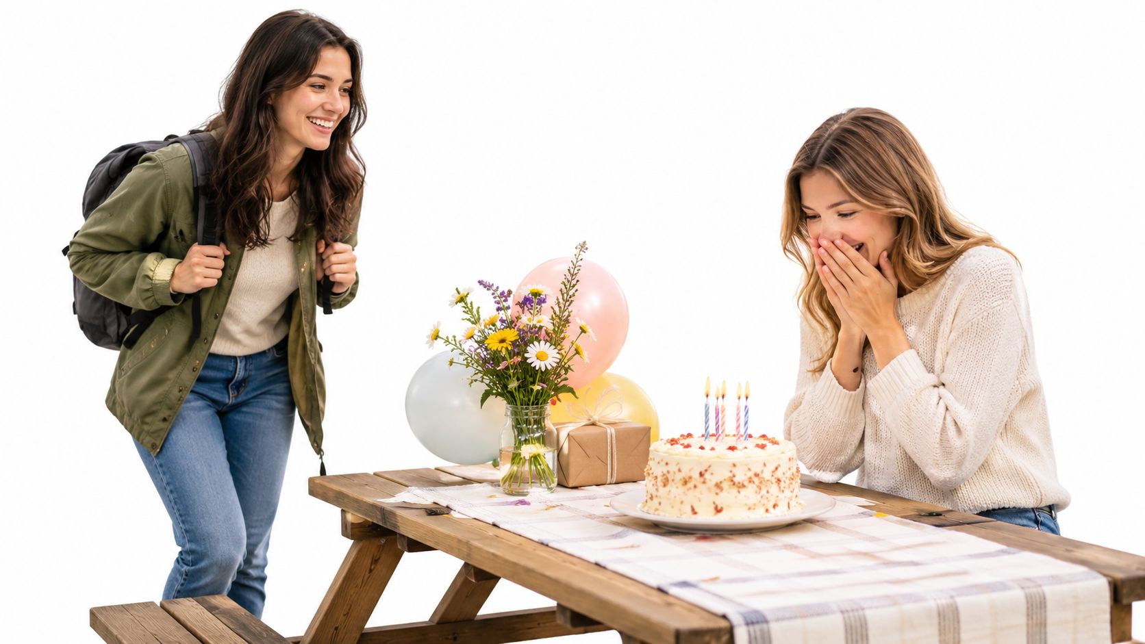 best friend shorts birthday surprise