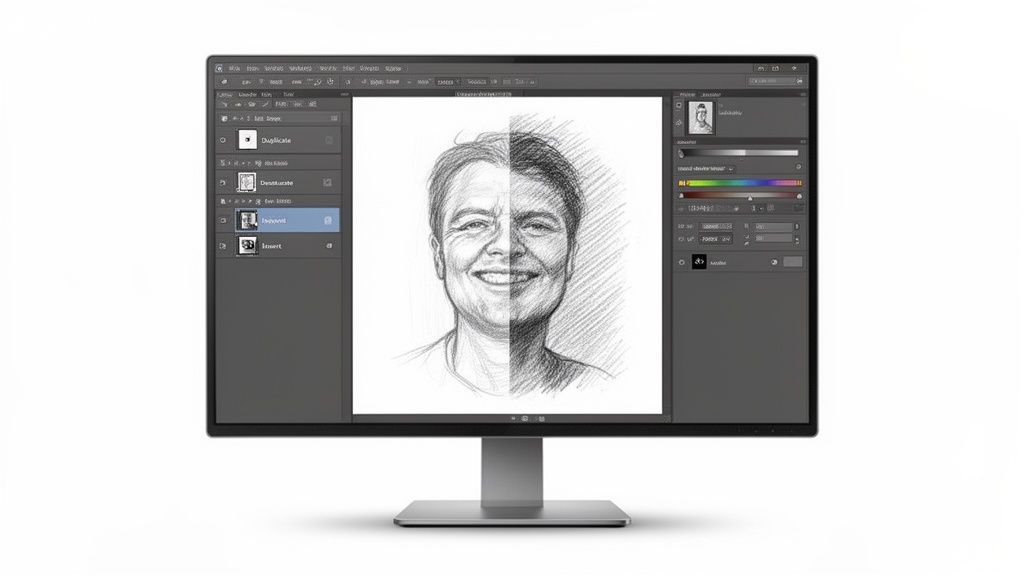 turn pictures into drawings free sketch effect