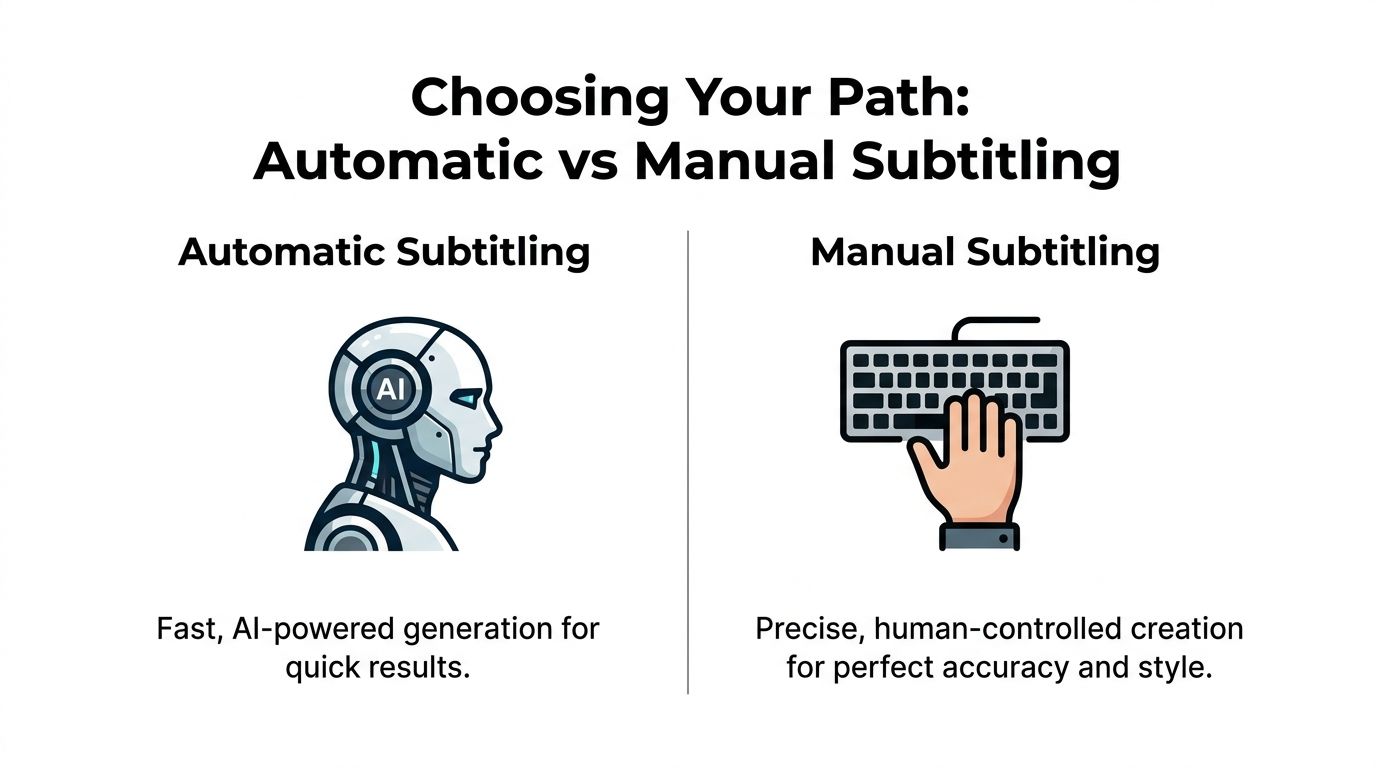 how to add subtitles to a video subtitling comparison