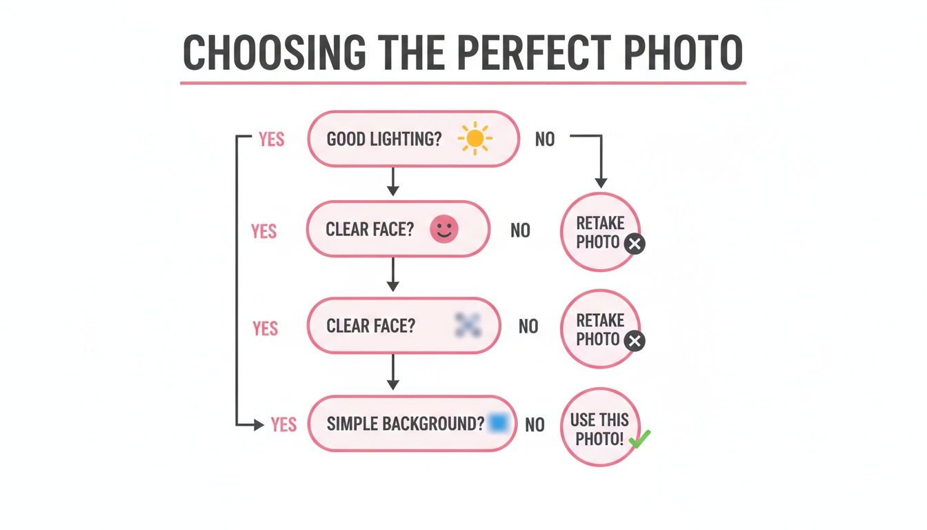 changing a photo into a cartoon photo selection