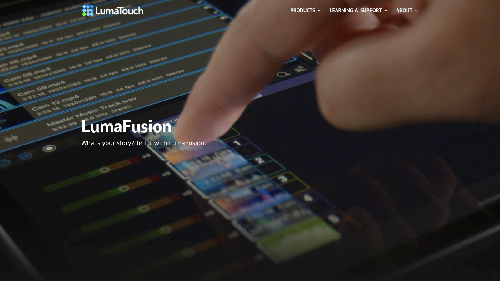 best chromebook video editor lumafusion editing