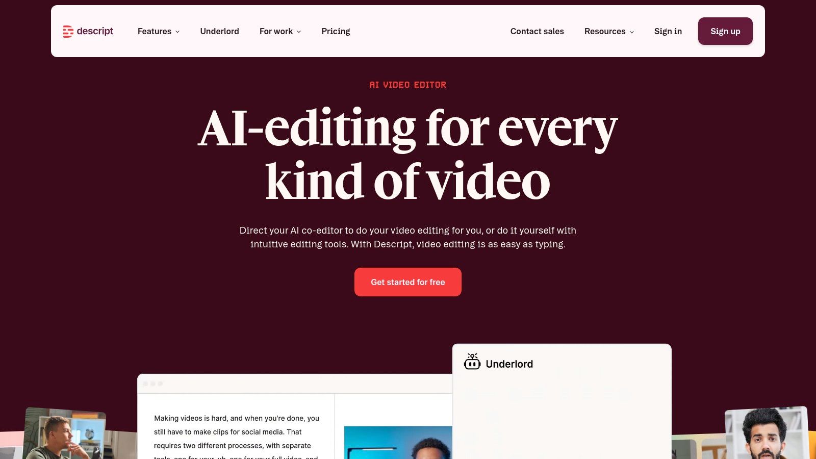 software for closed captioning ai video editor