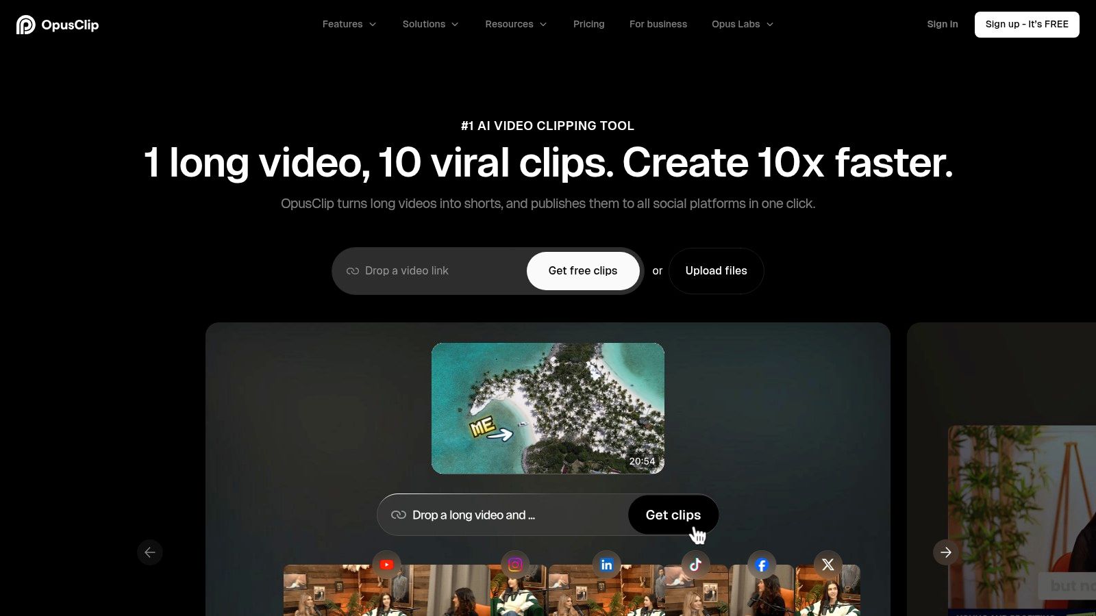 creator economy tools ai video clipping